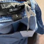 Velvet Heart Denim Dress Women's Small Tiered Mini Short Sleeve Casual Blue New Photo 8