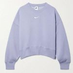 Nike Phoenix Oversized Fleece Lined Sweatshirt Small Indigo Haze Photo 0