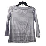 Vineyard Vines Striped Long Sleeve T-Shirt Casual Top Periwinkle Size M Photo 0