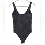 Aura  Gray ribbed bodysuit Photo 2