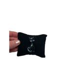 IRIDESCENT CAT Brooch Mid Century Modern brooch Carnival Pin Jewelry 50’s/60’s Blue Photo 2