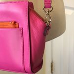Kate Spade Hot Pink / Orange Top Zipper Closure Crossbody or Clutch Photo 11