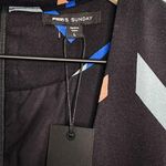 Anthropologie Paris Sunday Choker Geometric Abstract Colorful Sleeveless Vneck Blouse Top Photo 7