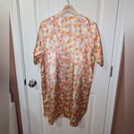 Vanity Fair Vintage  Floral Night Gown Women's Large White/Pink Photo 1