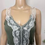 Vintage Twee Coquette Fairy Green Lace Tanktop Size undefined Photo 3
