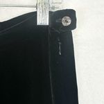 Citron Santa Monica Relaxed Silk Blend Velvet Pants Size Medium Lagenlook Black Photo 3