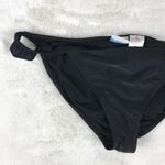 California Waves Solid Ruffle Side Black Bikini Bottoms NWT XL Photo 1