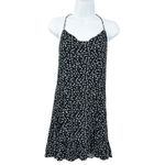 Oak + Fort Womens Preppy Girly Spring Ditsy Floral Daisy Cami Mini Dress Size S Black Photo 1