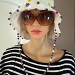 Anthropologie By  Beaded Cotton Bucket Hat Photo 6
