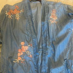 Soft Surroundings PE chambray half sleeve top Photo 6