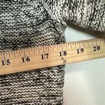 CAbi  Marled Ribbed Sweater Tee Gray Knit‎ Top M Minimalist Softcore Cotton Blend Photo 5