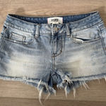PINK - Victoria's Secret  Women's Denim Shorts - Gray 🌸💝 Photo 0