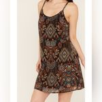 Shyanne Multicolor Floral Pattern mini dress small country boho Photo 4