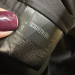 Tibi  Lamb Leather Navy & Black Mini Sheath Dress Women’s Size 6 Photo 5