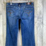 Jessica Simpson  Size 9 5 Pockets Belt Loops Booty Denim Blue Jeans Rippe… Photo 4