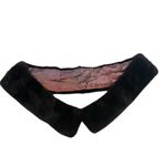 Vintage Elegant Black Mink Off The Shoulder Stole Collar Photo 8