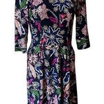 Jude Connally Brynn Fit & Flare Dress, Navy Floral, Sz S Photo 0