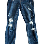 Old Navy  Jeans Womens 0 Blue Rockstar‎ Super Skinny High Rise Dark Wash Ankle Photo 0