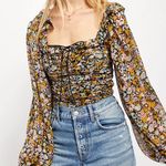 Free People Mabel Printed Blouse Photo 1