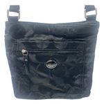 Coach  Signature Nylon Crossbody Bag Black Adjustable Shoulder Purse Photo 1
