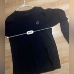 Eighty Eight  Long Sleeve shirt printed rose size medium lack unisex m trendy Photo 6