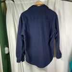 Looney Tunes Tweety Bird Fleece Shirt Jacket Womens Small Embroidered Cartoon Blue Photo 8