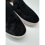 JSlides J/Slides Black Crushed Velvet Slip On Casual Sneakers Women’s Size 7.5 Photo 5