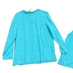 Cherokee Aqua Blue Cardigan Sweater & Tank Top Set Women's Knit Crew Neck XXL Photo 4