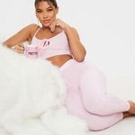 Pretty Little Thing  Pink Ribbed Leggings Photo 0