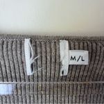 Princess Polly Eliza Gray Ribbed Wide Neck Knit Sweater M/L Photo 6