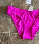 Lucky Brand Solid Ruched Bottom Pink Size Small Photo 7