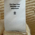 Love Shack Fancy  Brynner Wool Cashmere Cropped Cardigan Sweater‎ Yellow Medium Photo 11