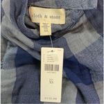 Anthropologie  Cloth & Stone Plaid Swing Dress Size XS Photo 5