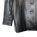 Caslon Vintage Leather Jacket Black Photo 8