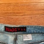 Mudd Light wash blue two toned jean  vintage skirt Photo 1