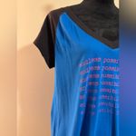 Pink Lotus NWT  Blue and Black Endless Possibilities Graphic Tee size large Photo 1