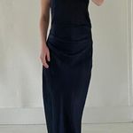 Bec & Bridge The Dreamer Asymmetric One Shoulder Maxi Dress in Ink Photo 0