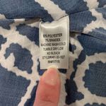 Boutique Haani | Artsy Abstract Swing Dress with Ribbon Waist Tie Size Small Midi Modest Photo 7