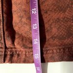 BDG Urban Outfitters NWOT Rust Snake Print Denim Mini Skirt Size S Photo 7