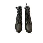 Madden Girl Leon lace up chunky sole wedge boots size 9 NWOB Photo 6