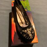 Italina Summer Rio Black Shimmer Embellished Flats Photo 1