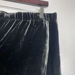Eileen Fisher  Ivy Velvet Wide Leg Pants Size Large NEW Holiday Party Business Photo 2