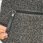 The Sak  Sequoia Black Crochet Purse Handbag Leather Shoulder Strap boho Photo 2