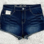 Vanilla Star Jeans Vanilla Star Dark Wash High Waisted Jean Shorts Size 9 Photo 0