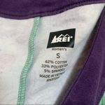 Rei Co-op  Sea Green/Purple/Pink Paisley Floral V-Neck Athletic Dress Knee Length Photo 2