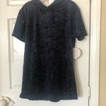 Gypsies & Moondust Navy Velvet Hoodie M NWT Photo 2