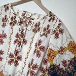 Anthropologie Fig and Flower floral smocked tunic blouse size 2X Photo 4