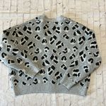 Oversized Plush Leopard Print Cardigan by Heart Photo 3