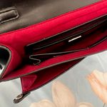 Kensie Foldover Perforated Chain Purse Black Photo 16