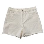 Madewell NWOT High-Rise Denim Shorts in Pure White E8927 - Size 28 Y2K STYLE Photo 2